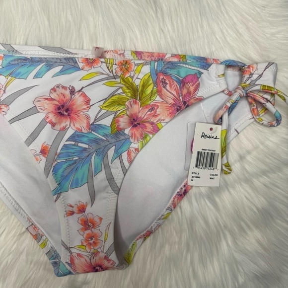 NWT Raisins Floral Sweet Pea Bikini Bottom size Medium - Picture 3 of 9